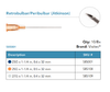 Visitec 585108 Anesthesia Cannulas Administration, Retrobulbar/Peribulbar (Atkinson) 25G x 1-1/4 in, 0.5 x 32 mm, Box of 10