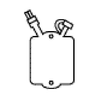 Ethicon 2163 J-VAC Drain, J-VAC Reservoir - Sterile; 300 ml Closed Wound Drainage Reservoir, Case of 10