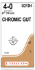 Ethicon U213H Surgical Gut Suture - Chromic, Reverse Cutting