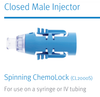ChemoLock™ CL2000S-5 ChemoLock Injector, carton of 5 Units, Case of of 50