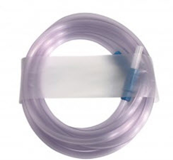 4687 Suction Tubing with straw connector, Sterile, 1/4" x 10'. Case of 50
