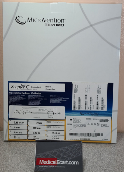 Terumo Neuro BC0410C Scepter C™ Occlusion Balloon Catheter  4.0mm x 10mm; Box of 01
