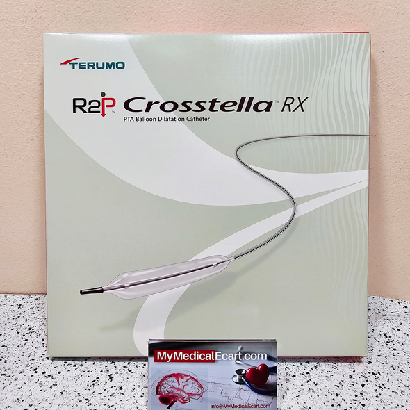 Terumo BD-Q40100ER R2P™ CROSSTELLA® RX PTA Balloon Dilatation Catheter, 200 cm, 5 Fr, 4 mm x 100 mm, Box of 01