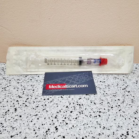 ICU Medical CH2010, 10 mL Syringe with Spinning Spiros, Red Cap, Case 0f 50