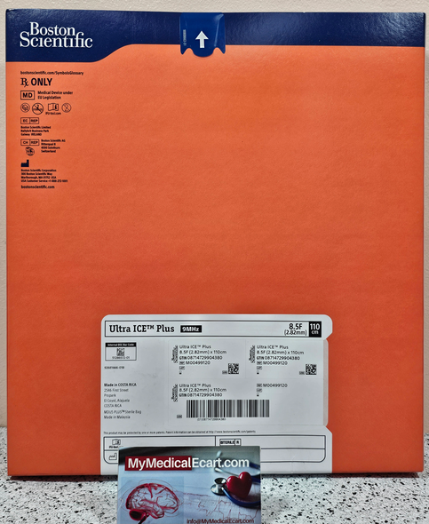 Boston Scientific M00499120 ULTRA ICE™ PLUS Catheter 9 MHz, 8.5F (2.82mm) x 110cm, Box of 01 (9912)