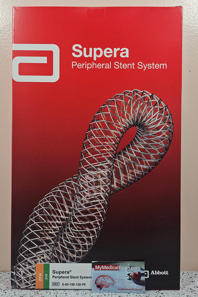 Abbott S-60-150-120-P6 Supera ® Peripheral Stent System 6F, 6.0mm x 150mm x 120cm, Box of 01