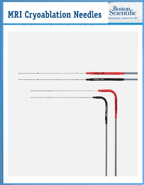 Boston Scientific FPRPR3192 IceSeed™ 1.5 MRI Cryoablation Needle, Straight, 1.5 mm / 17 G, 17.5 cm Length, Black Color. Box of 01
