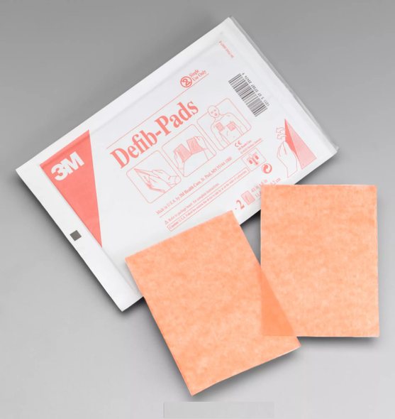 3M 2346N 3M™ Defibrillator Pads, 4.5 IN x 6 IN Defibrillator Electrode. Case of 10 Boxes with 10 Pair.