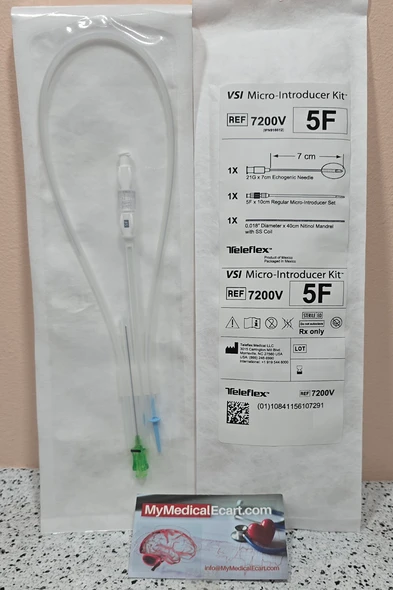 VSI 7200V Micro Introducer Kit 5 Fr x 10 cm Introducer with Regular Dilator, Box of 10