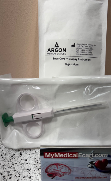 701114060 14gx6cm Box of 10 SuperCore Semi-Automatic Biopsy Instrument