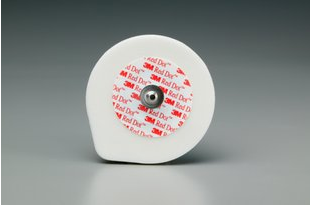 3M, Red, Dot, Foam, Monitoring, Electrode, 2259-50