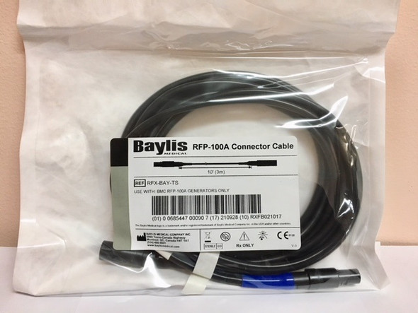 Baylis RFX-BAY-TS Connector Cable 10' (3m) Use with BMC RFP-100A Generator only, Pack of 01