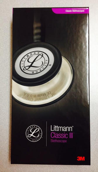 3M Littmann Classic III Stethoscope, Black Tube, 27" # 5620