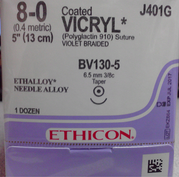 Ethicon J401G COATED VICRYL® (polyglactin 910) Suture