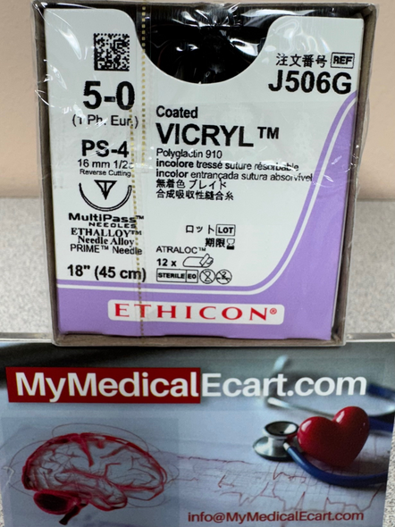 Ethicon J506G COATED VICRYL® (polyglactin 910) Suture