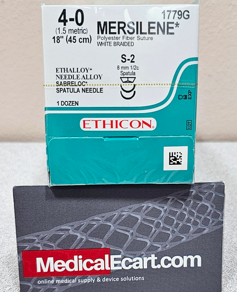 Ethicon 1779G MERSILENE Suture, SABRELOC - Spatula