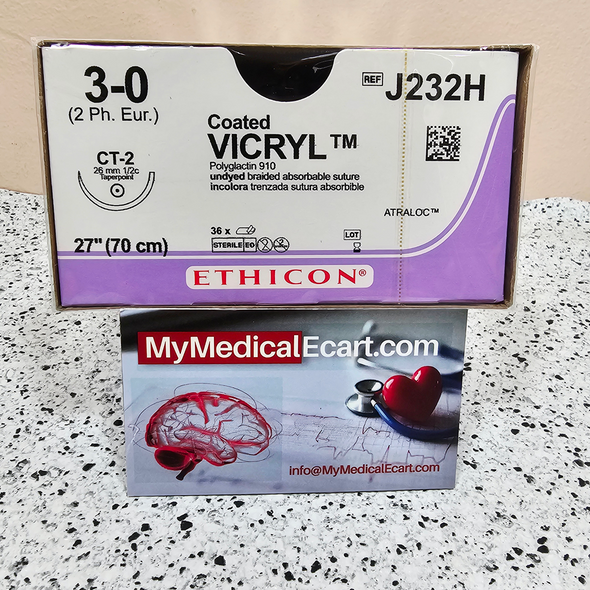 Ethicon J232H COATED VICRYL® (polyglactin 910) Suture