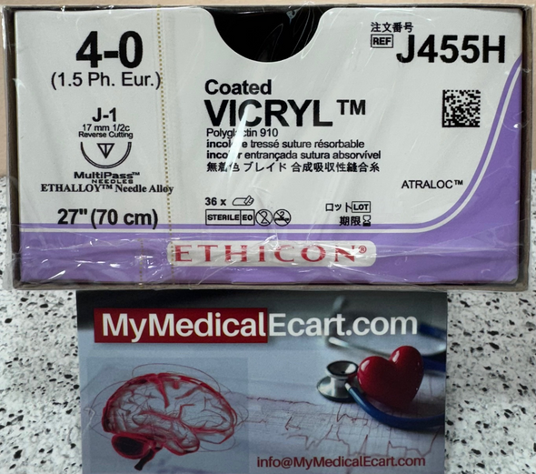 Ethicon J455H COATED VICRYL® (polyglactin 910) Suture
