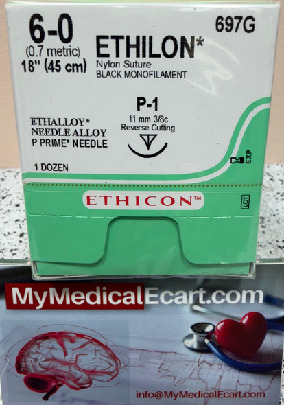 Ethicon 697G ETHILON Nylon Suture,