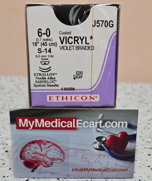 Ethicon J570G COATED VICRYL® (polyglactin 910) Suture