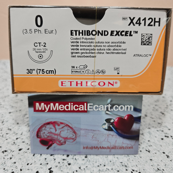 Ethicon X412H ETHIBOND EXCEL® Polyester Suture