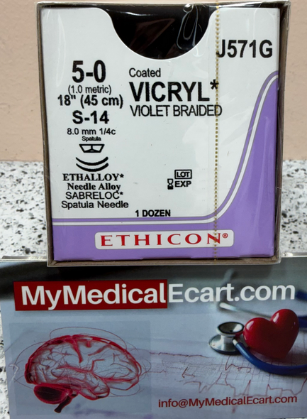 Ethicon J571G COATED VICRYL® (polyglactin 910) Suture