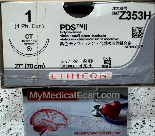 Ethicon Z353H PDS® II (polydioxanone) Suture,
