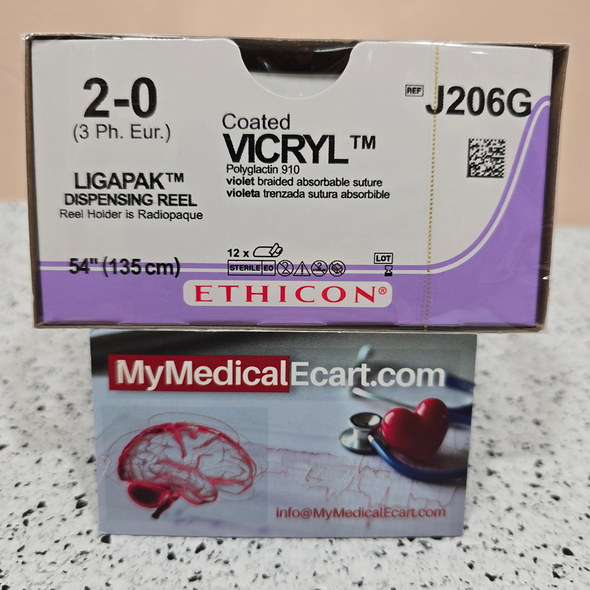Ethicon J206G COATED VICRYL® (polyglactin 910) Suture