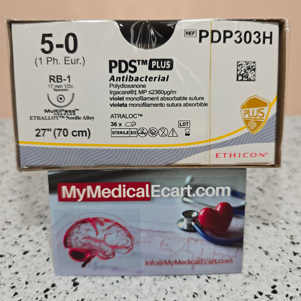 Ethicon PDP303H PDS® Plus Antibacterial (polydioxanone) Suture