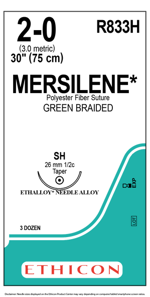 Ethicon R833H MERSILENE® Polyester Fiber Suture