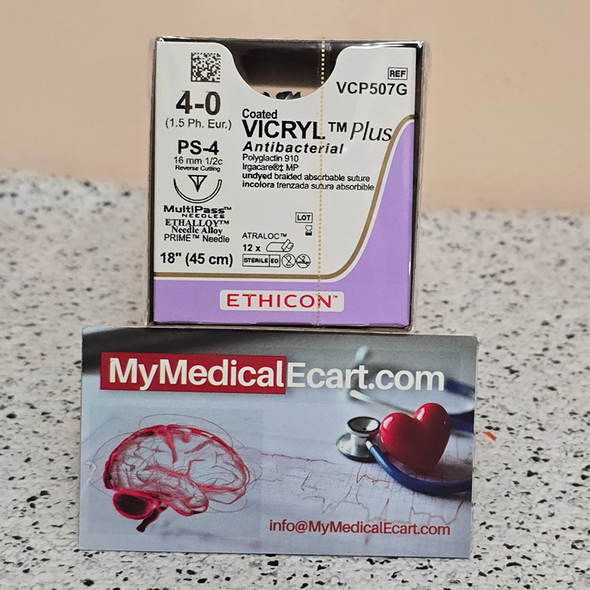 Ethicon VCP507G COATED VICRYL® Plus Antibacterial (polyglactin 910) Suture