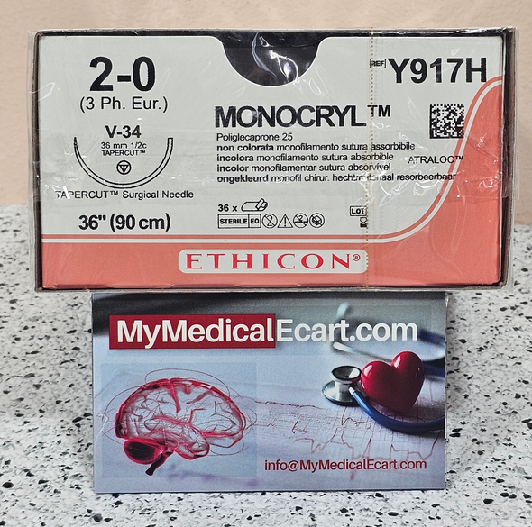 Ethicon Y917H MONOCRYL® (poliglecaprone 25) Suture