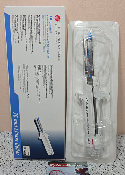 Ethicon TLC75 PROXIMATE® Linear Cutters, 75mm Linear Cutter with Blue Reload, Box of 03