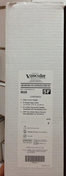 Vascular Solutions 8925 VSI Micro-HV Introducer Kit 5F