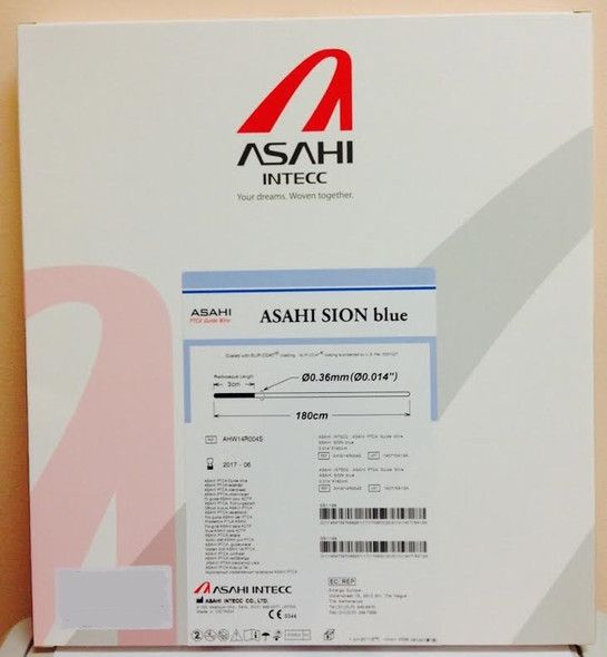 ASAHI SION Blue AHW14R004S PTCA Guidewire