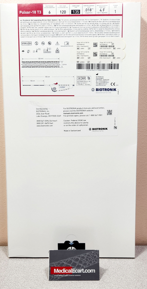 BIOTRONIK 430503, Pulsar-18 T3, Peripheral Self-Expanding Stent System