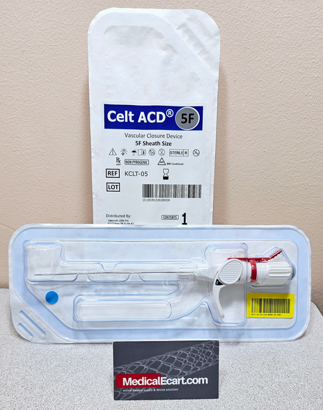 Vasorum KCLT-05 Celt ACD® Vascular Closure Device, 5Fr Sheath Size, Pack of 01