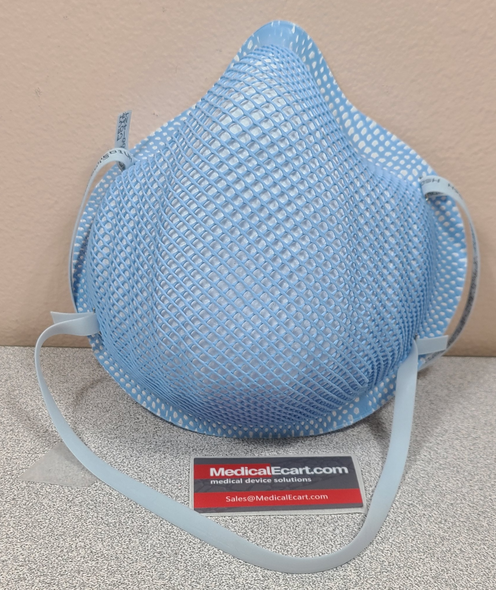 Moldex-Metric 1512 Surgical Respirator N95, Cup, Elastic Strap, Medium, Blue, Box of 20