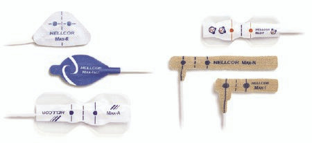 Covidien MAXA SpO2 Sensor OxiMax™ Adult Finger, Case of 24