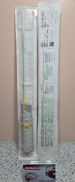 MC2020 Bard Disposable MaxCore Biopsy Instruments. 20g x 20cm. 5/cs