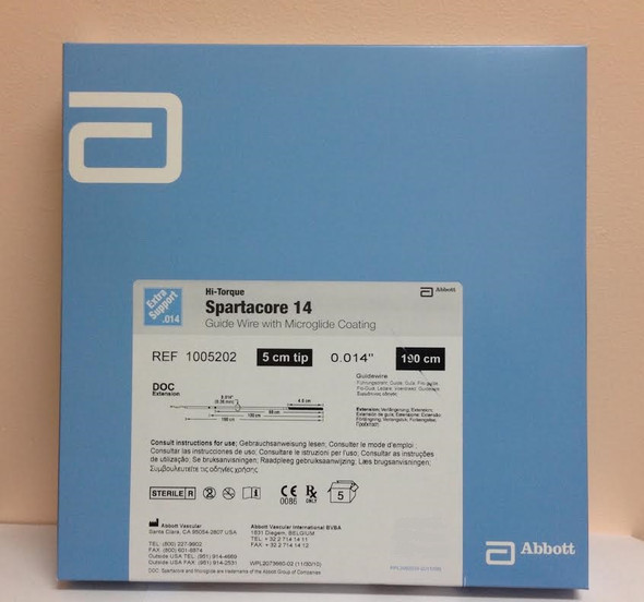 1005202 HI-TORQUE Spartacore 0.014" x 190cm Guide Wire