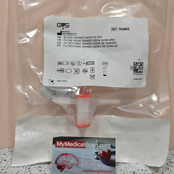 Haemonetics SQ40S Blood Transfusion Filter, Stand-alone (no administration set attached), Box of 40