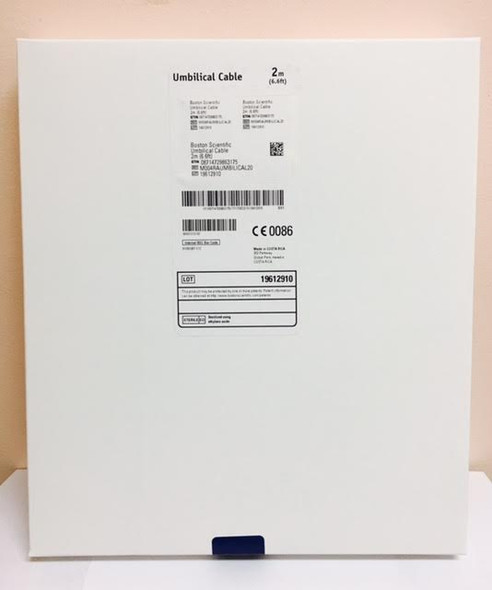 Boston Scientific M004RAUMBILICAL20 Umbilical Cable 2m (6.6ft), RAUMBILICAL2, Usable Length 78in, Box of 01