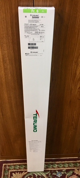 Terumo RSC01 PINNACLE DESTINATION® Guiding Sheath 6Fr, 90cm x	15cm, Tuohy-Borst, Straight