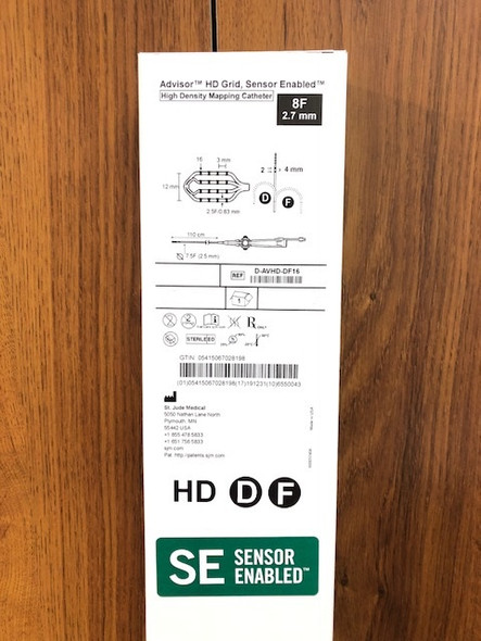 D-AVHD-DF16 ADVISOR  HD GRID Sensor Enabled Bi-D High Density Mapping Catheter DF Grid 16