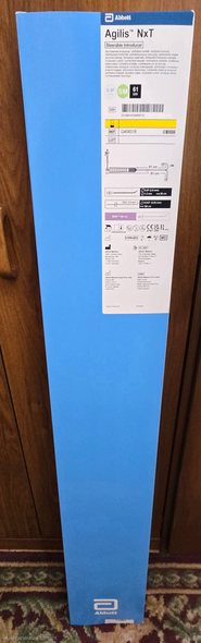 SJM G408318 Agilis ™ NxT Steerable Introducer with Tip Marker 8.5F, 81cm Lumen Length, 61 cm Usable Length, Dilator and 180 cm Super Stiff Guidewire with Finger Straightenable 3 mm "J" (1 unit per box)