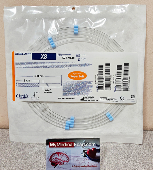 Cordis® 527914X STABILIZER® XS Duraglide PTFE Coated Vascular Guidewire
