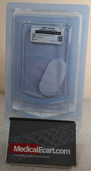 Gore 1CVX101 ACUSEAL Cardiovascular Patch, 3.0cm X 6.0cm X 0.5mm, Box of 01