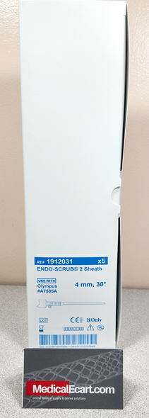 Medtronic 1912031 Endo-Scrub 2 Sheath 4mm, 30º, use with Olympus, A7595A, Box of 05