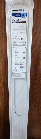 Boston Scientific M001198660 MACH 1™19866 (19-866) Guide Catheter, 8 Fr, 55 cm X 0.091 in (2.3mm) ID, RDC Tip Shape, Box of 01